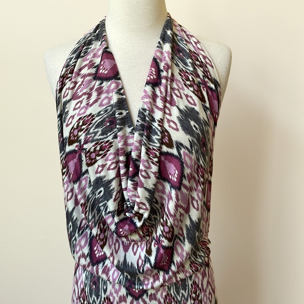 Soul Harmony Energy Patterned Backless Halter Max… - image 2